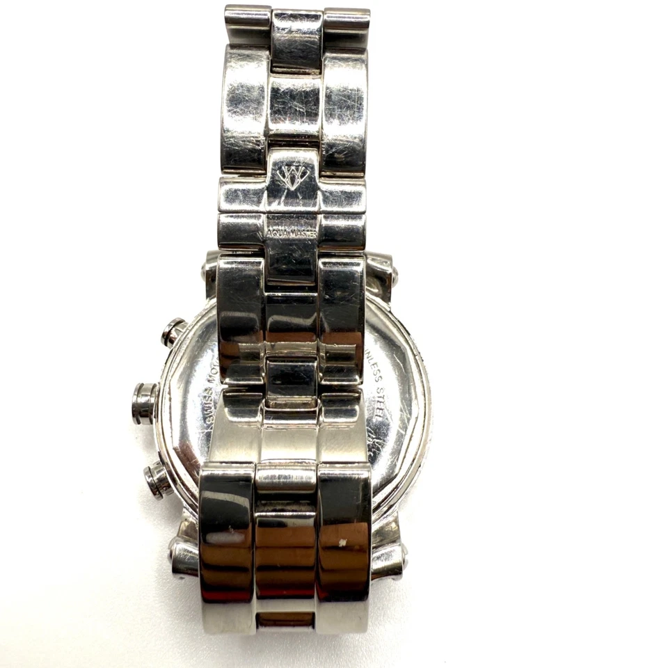 Aqua Master M.O.P. Dial Diamond 37mm Chronograph - Image 4 of 4