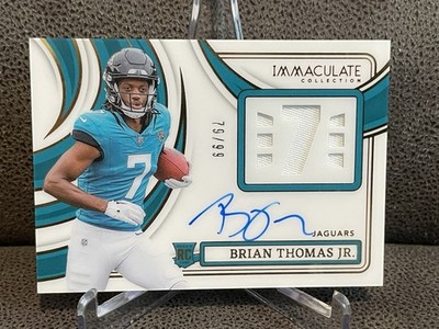トーマス パーティ Panini Immaculate 直筆サイン 99枚限定 🔥Brian Thomas Jr 2024 Immaculate Collection RPA On Card Auto RC