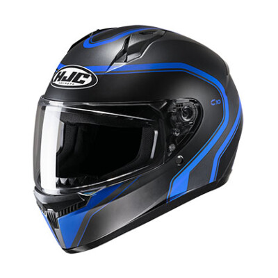 Black/Blue HJC C10 Elie Full Face Helmet - XXS | eBay
