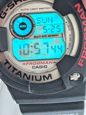 エ*)様 G-SHOCK FROGMAN チタン DW-9900WCCS Casio G-shock Dw-9900 Frogman Titanium Case 1999 Digital