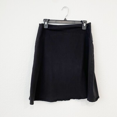 Patagonia Black Knee Length Organic Cotton Skirt Women's Small