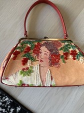 Isabella Fiore Geisha Vintage Rare Purse Handbag Original Beadwork