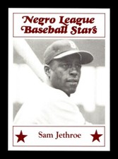 1986 Fritsch Negro League Stars #38 Sam Jethroe Buckeyes NEAR MINT *T6