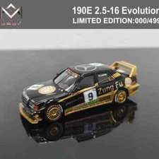 Fine Works 1/64 Mercedes Benz 190E EVO2 DTM Racing Diecast Toys Car Models Gifts