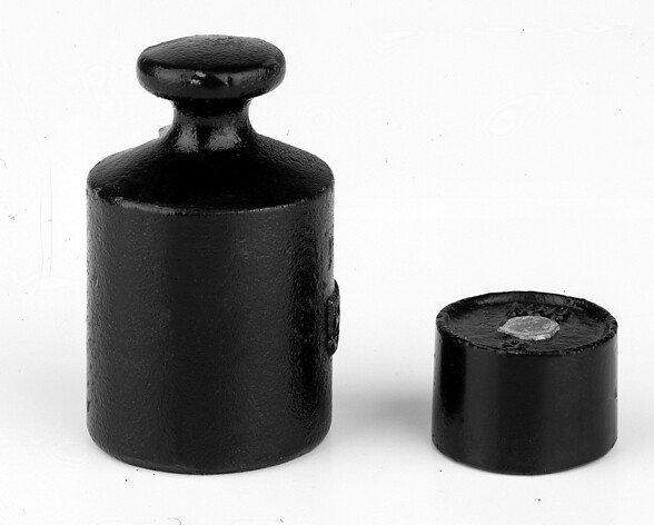 Kern Prüfgewicht M3 Knopft/zylindergewicht, Gusseisen Lackiert