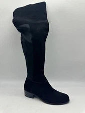 Charles By Charles David Black Suede Lykra Over the Knee Boot Women's Size 7 M