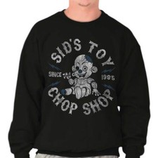 Funny Cartoon Movie Sid's Toy Chop Shop Joke Womens or Mens Crewneck Sweatshirt
