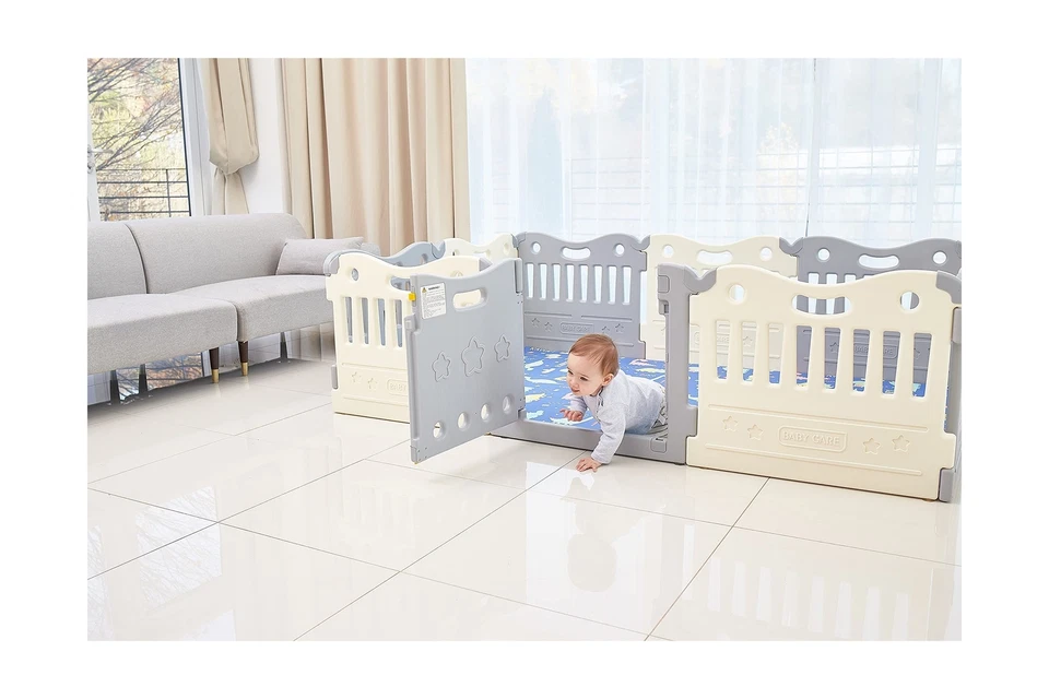 Alfombra de juego para el cuidado del bebé Funzone Play Pen - Patio de juegos para bebés extra grande - Pluma de juego para... Foto 4 de 4