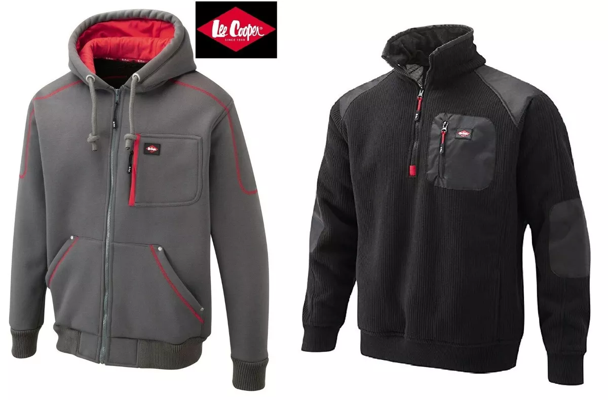 Lee cooper sherpa hooded jacket best sale mens
