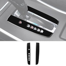 2pcs Glossy Piano Black Interior Gear Shift Cover Trim For Honda Accord 2013-17 2pcs Glossy Piano Black Interior Gear Shift Cover Trim For Honda Accord 2013-17