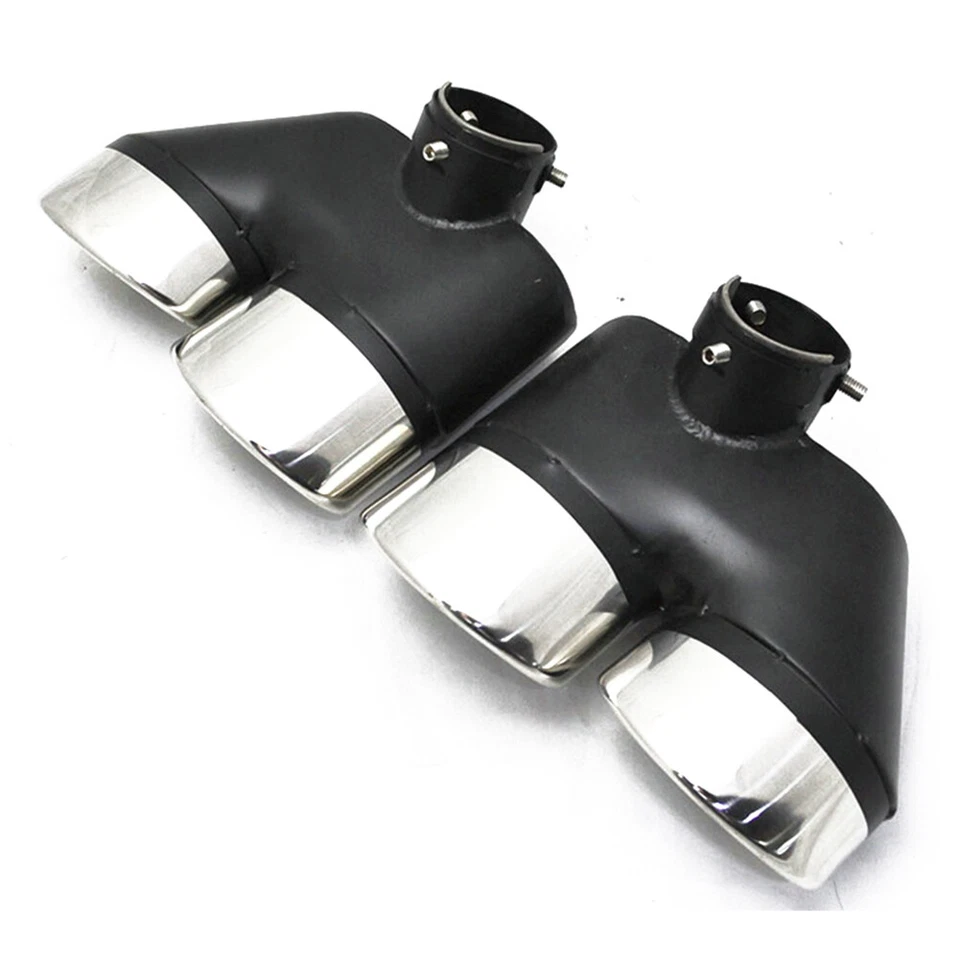 Exhaust Tips for Mercedes Benz W220 S430 S500 S320 Stainless Steel Muffler Pipes - Imagem 3 de 4
