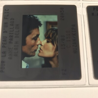 FOR THE SKIN OF A COP (ALAIN DELON ANNE PARILLAUD) - PRESS SLIDE