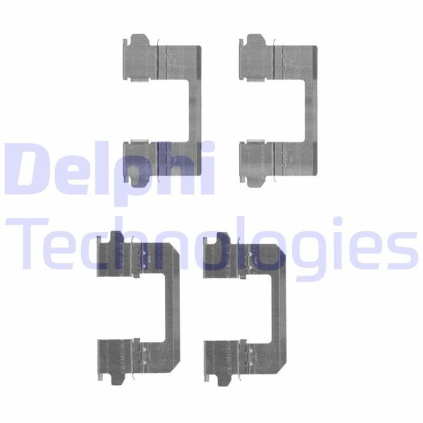 Delphi LX0530 ZubehöRsatz, Scheibenbremsbelag Passend FüR Nissan-image