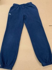 Lacoste Youth Sweat Pants 10 Yrs. Navy Blue