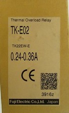 FUJI ELECTRIC TK E02 36 Thermal Overload Relay .24-.36 Amp TK22EW-E