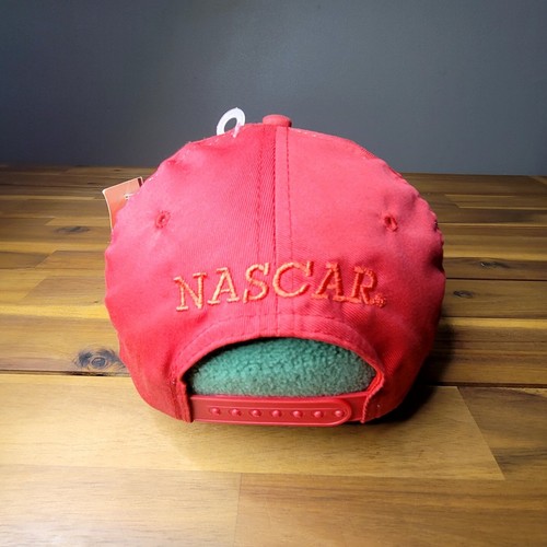 NASCAR Racing Snapback Hat Budweiser Ricky Craven Red Blue Vintage NOS 1997 - Picture 5 of 9