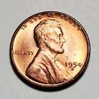 1954 S LINCOLN WHEAT PENNY UNC #C6251