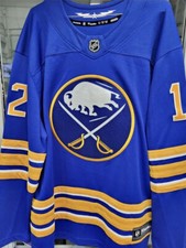 Eric Staal Autographed Buffalo Sabres Fanatics Mens XL Jersey - Dave&Adams COA