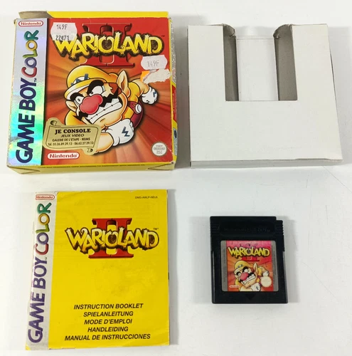 Game Boy Color Boxed VF Warioland 2 II With Manual Fast Shipping And Tracking