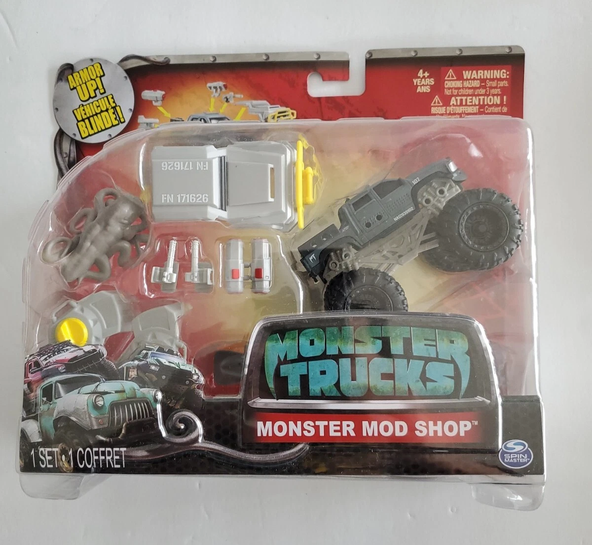 Monster Trucks Movie “Monster Mod Shop” Armor Up! Modified Terravex Truck