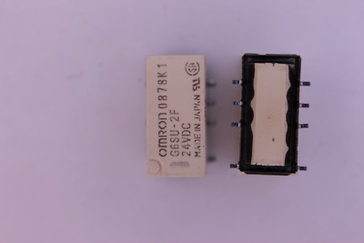 10 pcs Relay No513 OMRON G6SU-2F 24V 2 switch bist. 1 coil SMD