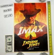 Indiana Jones Dial of Destiny 12 x 18 Regal IMAX Numbered Art Print Poster 2023