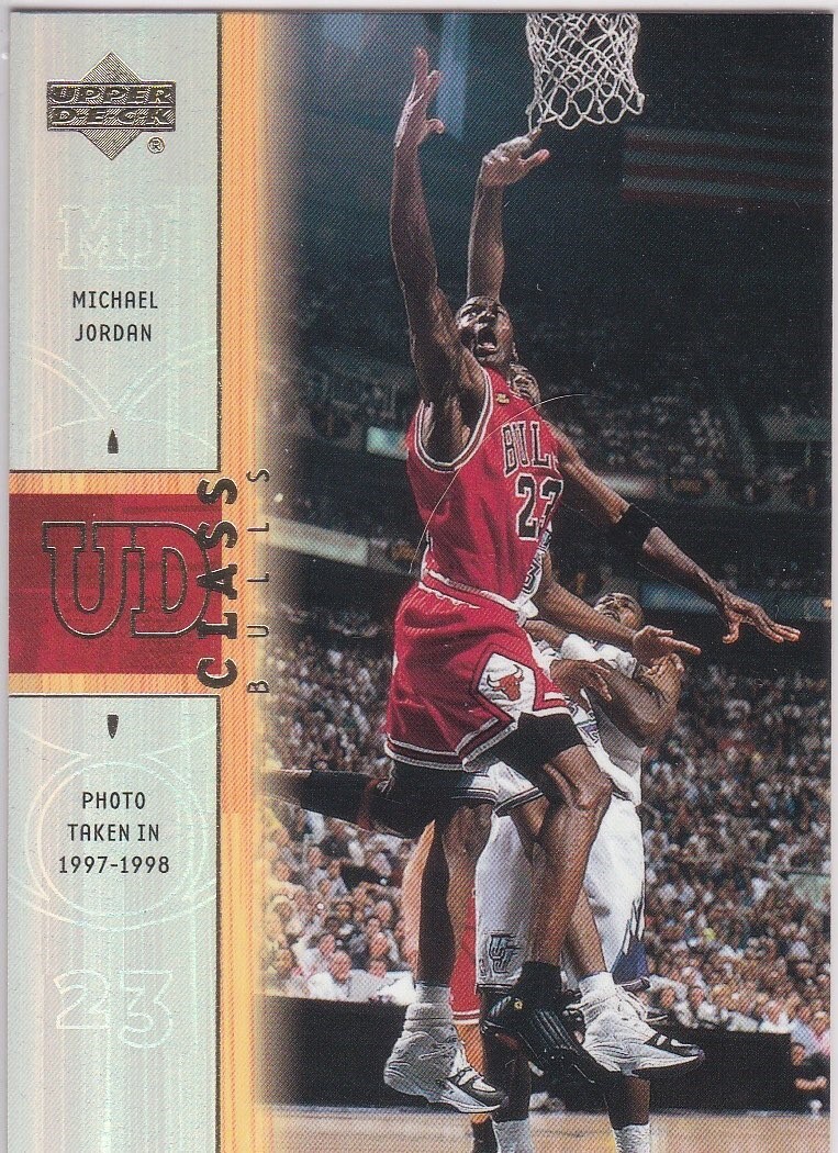 MICHAEL JORDAN Chicago Bulls 2001 Upper Deck UD Class Basketball INSERT CARD