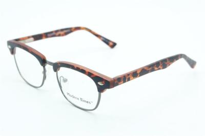 NEW MODERN TIMES PROUD MATTE/PEWTER TORTOISE AUTHENTIC FRAMES EYEGLASSES  45-15