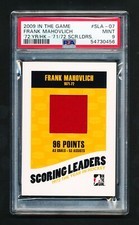 2009 ITG 1972 THE YEAR IN HOCKEY FRANK MAHOVLICH SCORING LEADERS /10 PSA 9