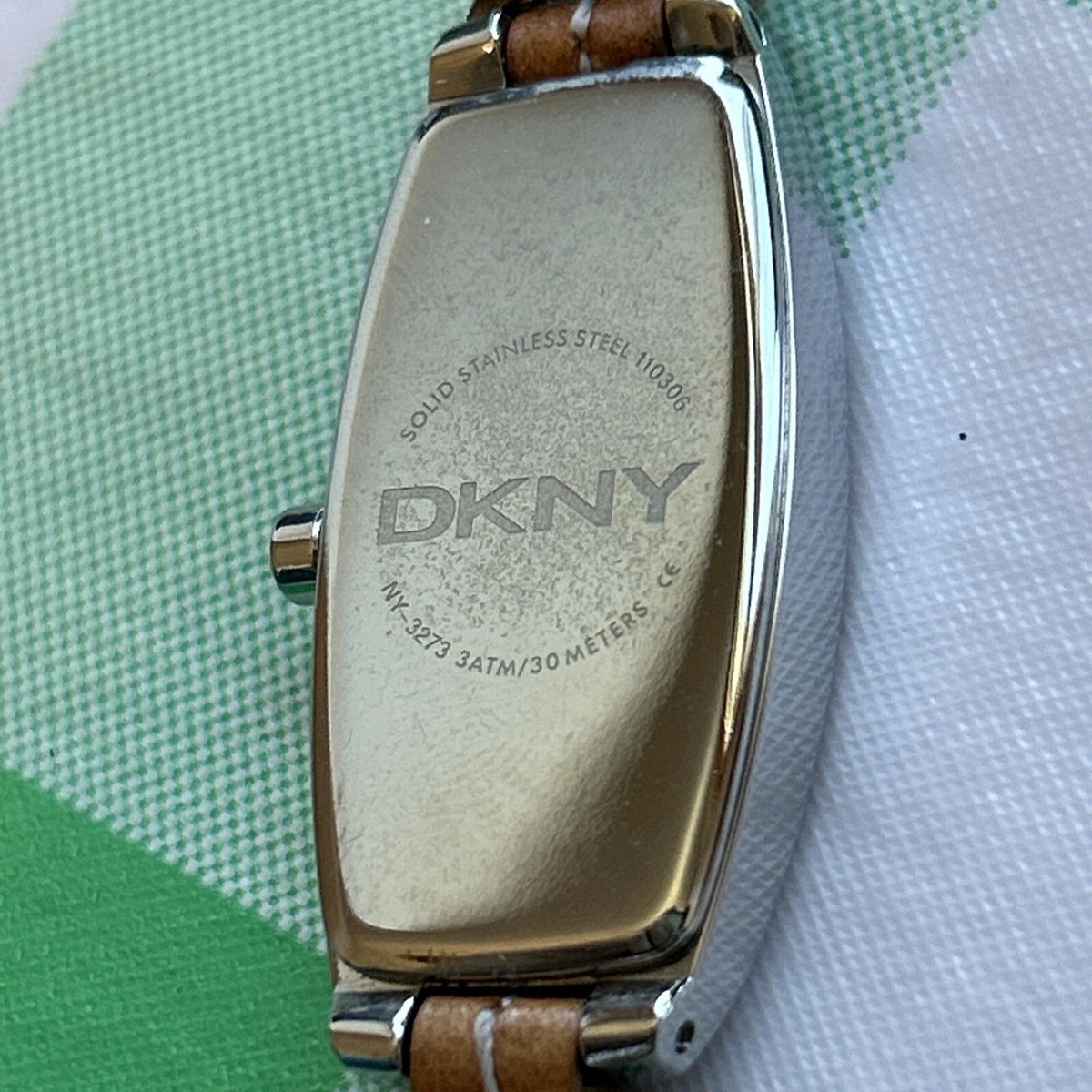 DKNY Girls Wristwatch Analog Quartz Watch Genuine Leather Brown Strap Watch DKNY Brown Wristwatches | eBay main image 3