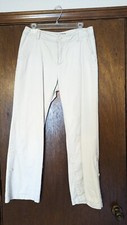 Caribbean Joe Capri-Crop Casual Pants Womens 10 Tan Khaki Cotton Pockets