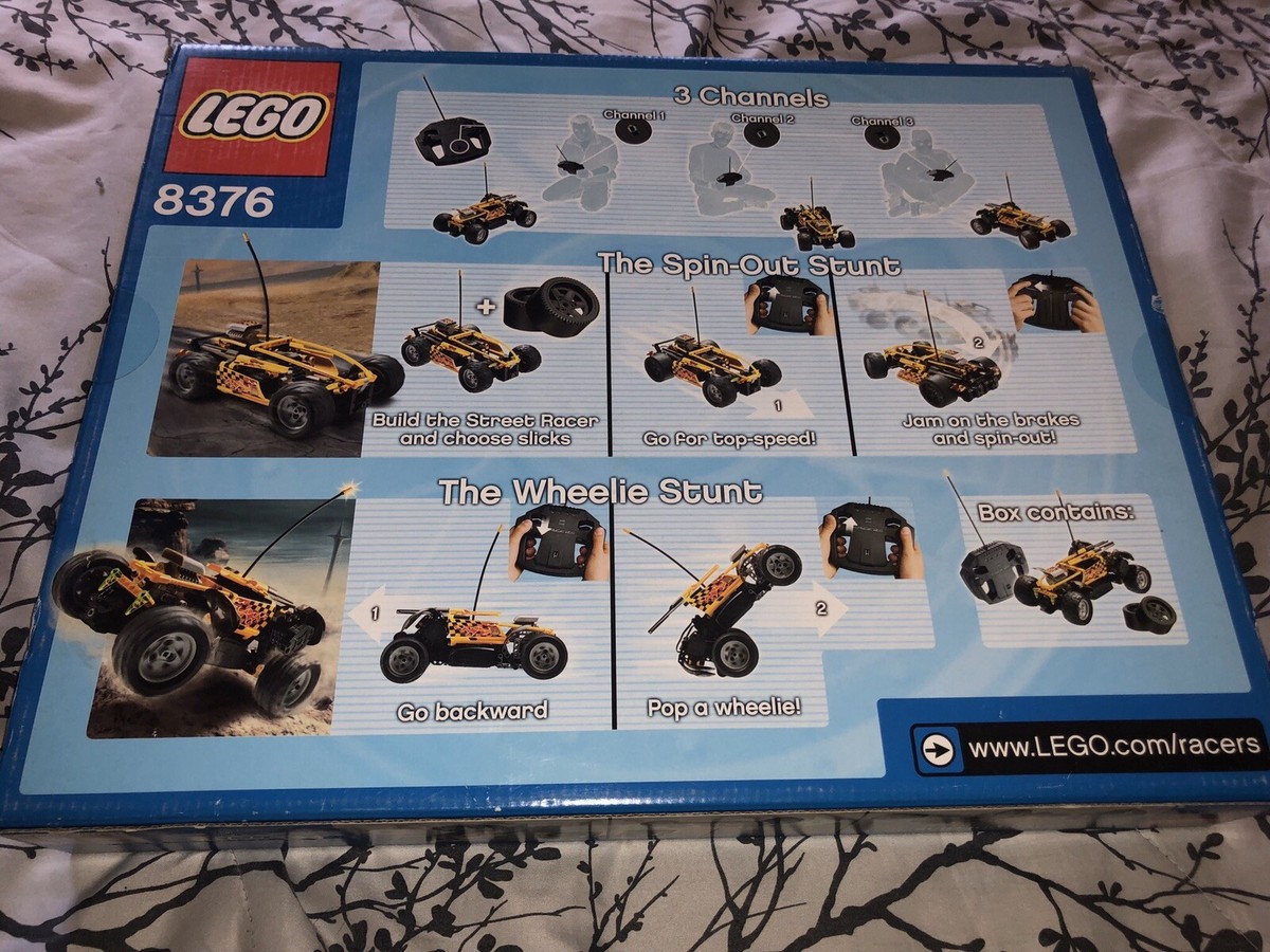 New Rare 2003 LEGO Racers 8376 Hot Flame Complete Set 244pc