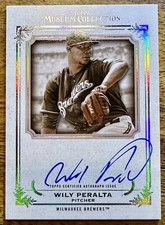 2013 Wily Peralta Topps Museum Gold Auto 5/5! Rare!
