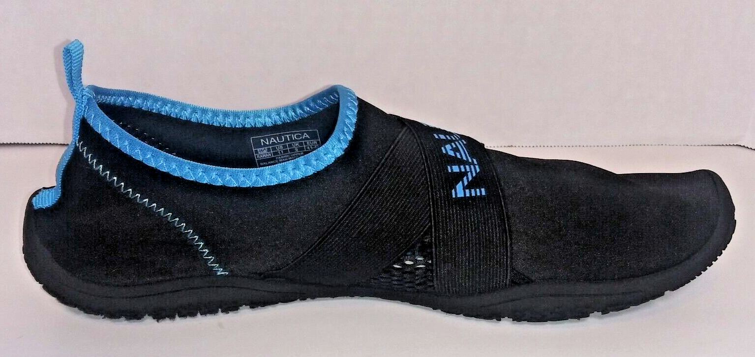 Nautica Rawan Breathable Water Beach Sand Shoes Black u0026 Aqua Women's Size  11 | eBay