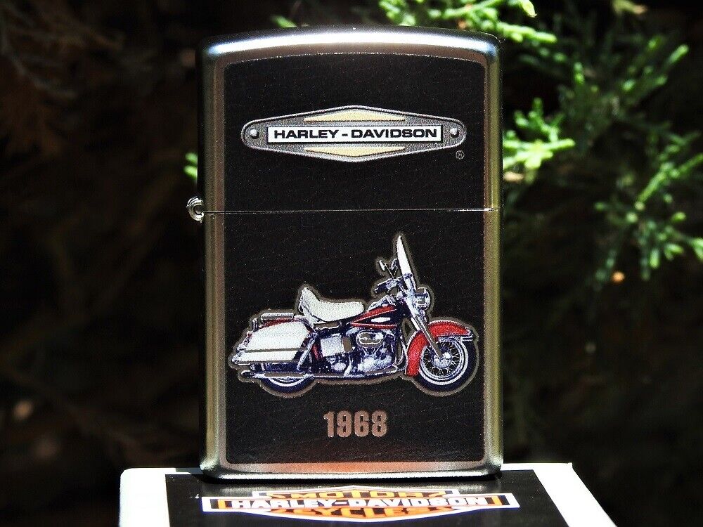 Zippo Lighter - Harley Davidson 1968 Model FLFB Electra Glide FLH - 01-24146-005