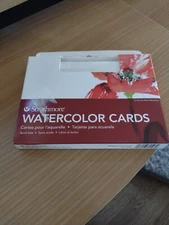 Strathmore 105-150-1 Watercolor  Cold Press, 5" x 6 7/8", 10 Cards and Envelopes