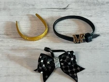 SET Zuru Mini Brands - Golden Headband, Sash & Silver Bow for any 1/6 doll