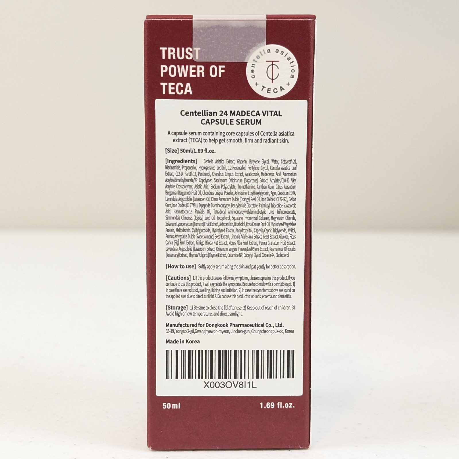 Centellian 24 Madeca Vital Capsule Serum TECA 1.69 fl oz/50ml EXP 03/27 Sealed