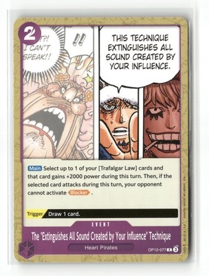 The ''Extinguishes All Sound Created by Your Influence'' Technique C Legacy of the