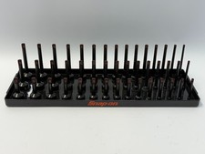 Snap On KA383METBK 3/8" Metric 3-Row Post-Style Socket Tray (Gloss Black)