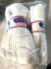 12 PAIR WHITE PHYSICIAN'S CHOICE OVER THE CALF DIABETIC CREW SOCKS 13-15 New