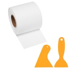 Wood Grain Repair Tape, 2" x 33' with Scraper for Furniture, White Wood Grain