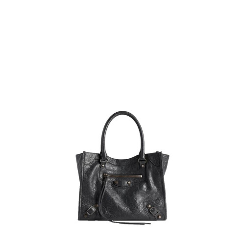 BALENCIAGA Le City Mini $1790 Black Leather Tote Bag New & Authentic