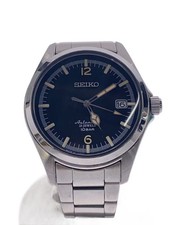 SEIKO Automatic Watch Analog Stainless BLK SLV 4R35 02R0