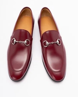 Gucci Horsebit Loafers Burgundy Leather Men 13.5 47 Vintage Gucci Horsebit Loafers Burgundy Leather Men 11  main image 3