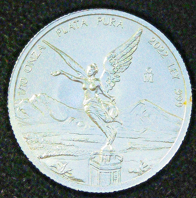 2022 Mexico - 1/10 oz Silver Libertad  BU  (P32)