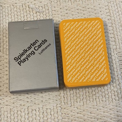 Lufthansa Airlines Spielkarten Playing Cards Complete Deck Of Playing Cards