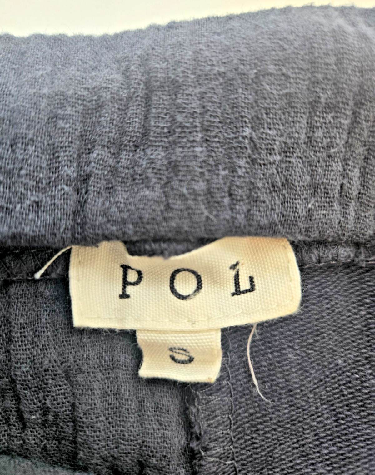 Women's Charcoal POL Shadow Patchwork Raw Edged C… - image 3