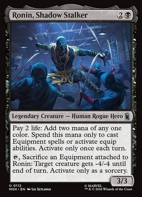 [MTG] Ronin, Shadow Stalker (0112) (MSH) NM