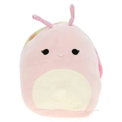 Squishmallow Silvina Schnecke Plüsch Regenbogen Batik Schale 8 Zoll Kellytoy Stofftier